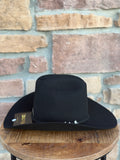 Cuadra 5X Python Black Felt Hat Tall Crown