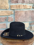 Cuadra 6X Caiman Black Felt Hat Tall Crown