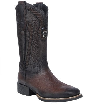 Cuadra Chocolate American Bison Embroidery CU983