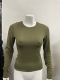EMILI ROUND NECK COMPRESSION TOP