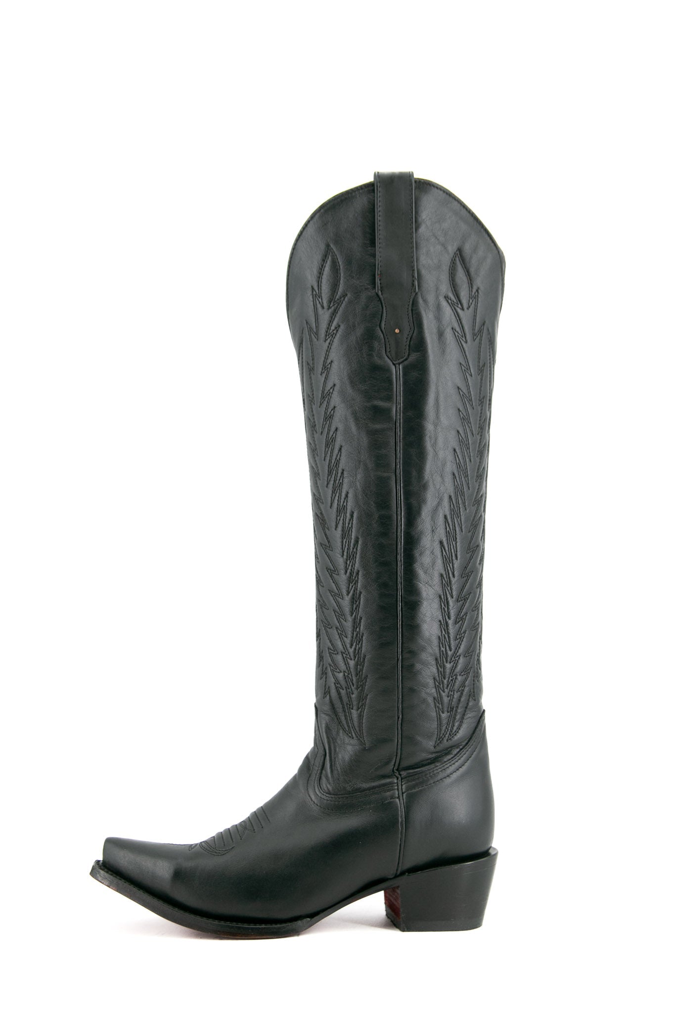 Rock'em Valentina Tall Red Bottom Snip Toe Cowgirl Boots