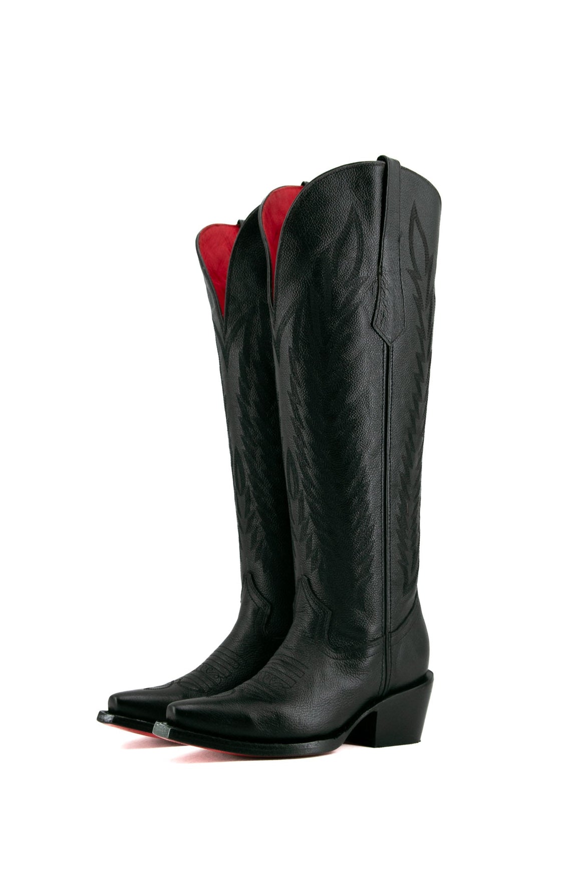 Rock'em Valentina Tall Red Bottom Snip Toe Cowgirl Boots WIDE CALF ...