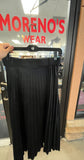 NERI BLACK SEUDE SKIRT