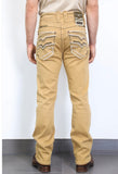 Men’s Platini Beige Boot Cut Jeans