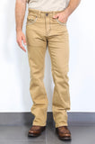 Men’s Platini Beige Boot Cut Jeans