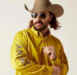 Men’s Ariat Antique Moss Team Logo Twill Classic Fit Shirt