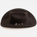 6X Larry Mahan REAL Fur Felt Cowboy Hat Brown