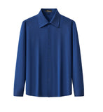 Benjamin Barocco Emboss Shirt Dark Blue