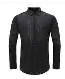 David Barocco Crystal Shirt Silver