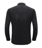 David Barocco Crystal Shirt Silver