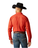 Men’s Ariat Orange Russel Classic Fit Shirt