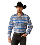 Men’s Ariat Royal Blue Ryder Classic Fit Shirt