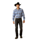 Men’s Ariat Royal Blue Ryder Classic Fit Shirt