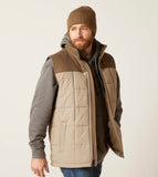 Men’s Ariat Brindle/Brown Cruis Insulated Vest