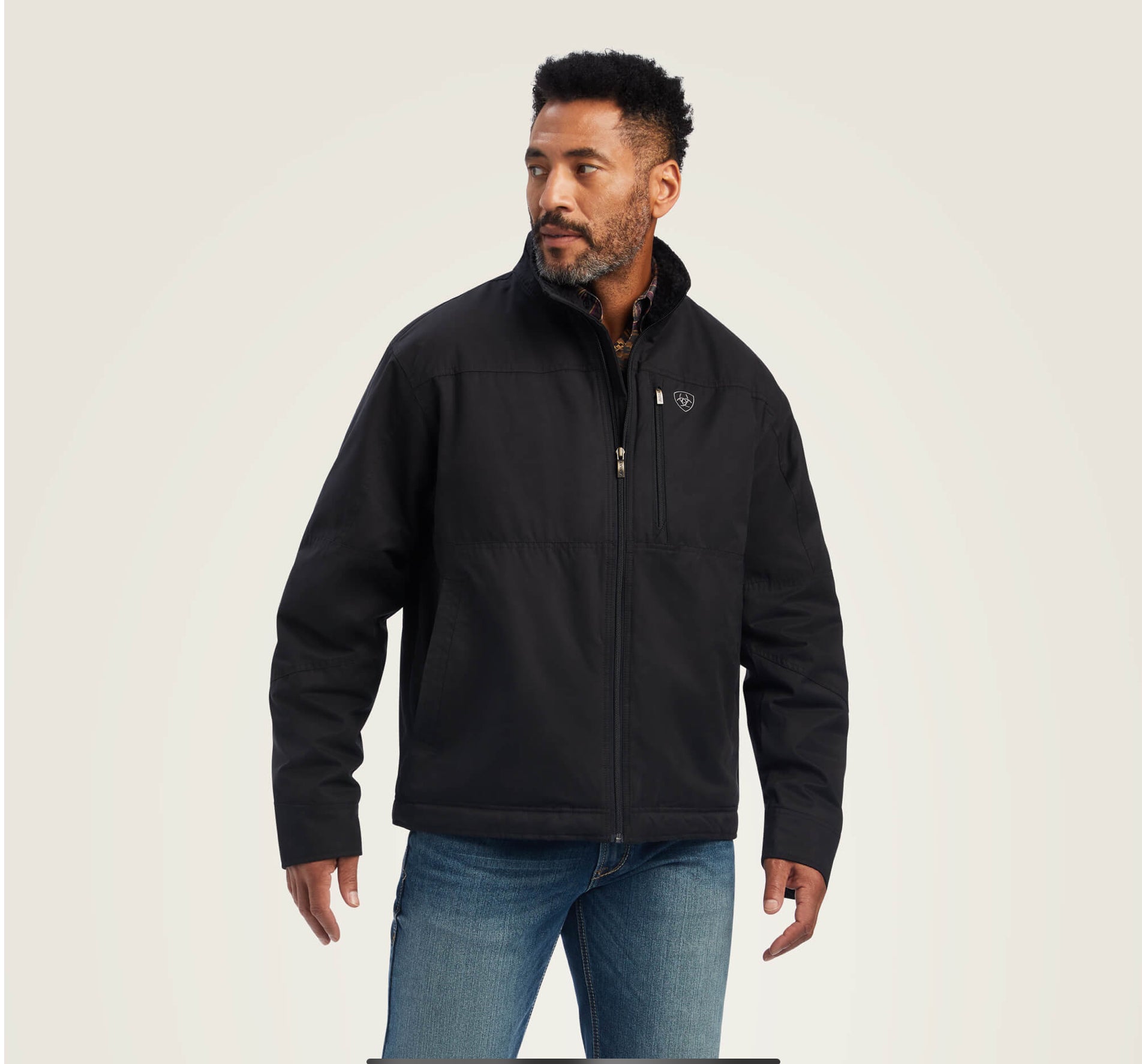 ARIAT Men's Vernon Sherpa 2.0 Jacket – Classic Trucker Meets