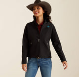 Women’s Ariat Black/Serrano Southwest Print New Team Softshell Jacket