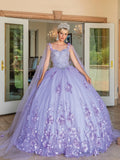 Dancing Queen Quinceañera Dress 1693WITHCAPE