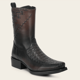 Men’s Cuadra Chocolate Laser and Zipper CC239
