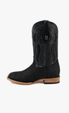 Men's Rock'em Serbia Tejido Wide Square Toe Boots Black