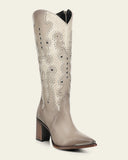 Cuadra Women’s Beige Embroidery Boots CC280