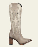 Cuadra Women’s Beige Embroidery Boots CC280