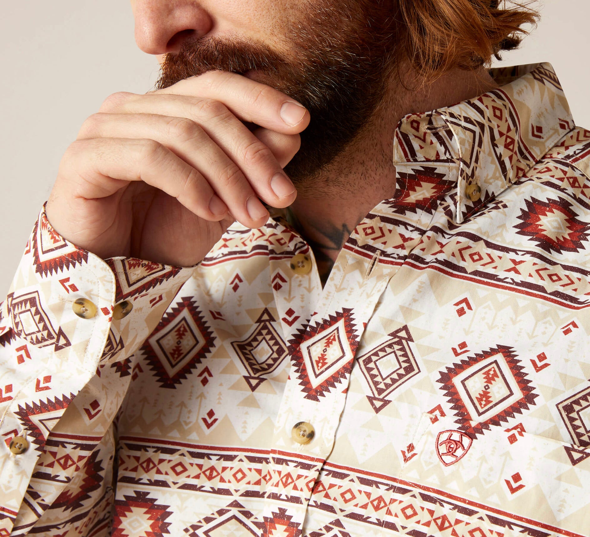 ARIAT Men's Shea Classic Fit Shirt - Casual Snap Front Work & Everyday Shirt
