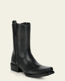 Cuadra Ostrich Leg Boot Black CC299