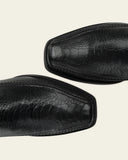 Cuadra Ostrich Leg Boot Black CC299