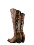 Women’s Rock’Em Blanca J Knee High Snip Toe Boots Rustic Brown