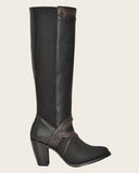 Cuadra Black Stingray Laser Tall Boots CU725