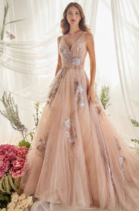 Andrea & Leo Evening Gown A0893