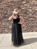 Ariana Tulle Dress Black