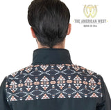 The American West Black Softshell Aztec Print Jacket