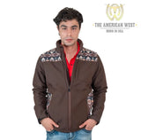 The American West Brown/Aztec Softshell Jacket