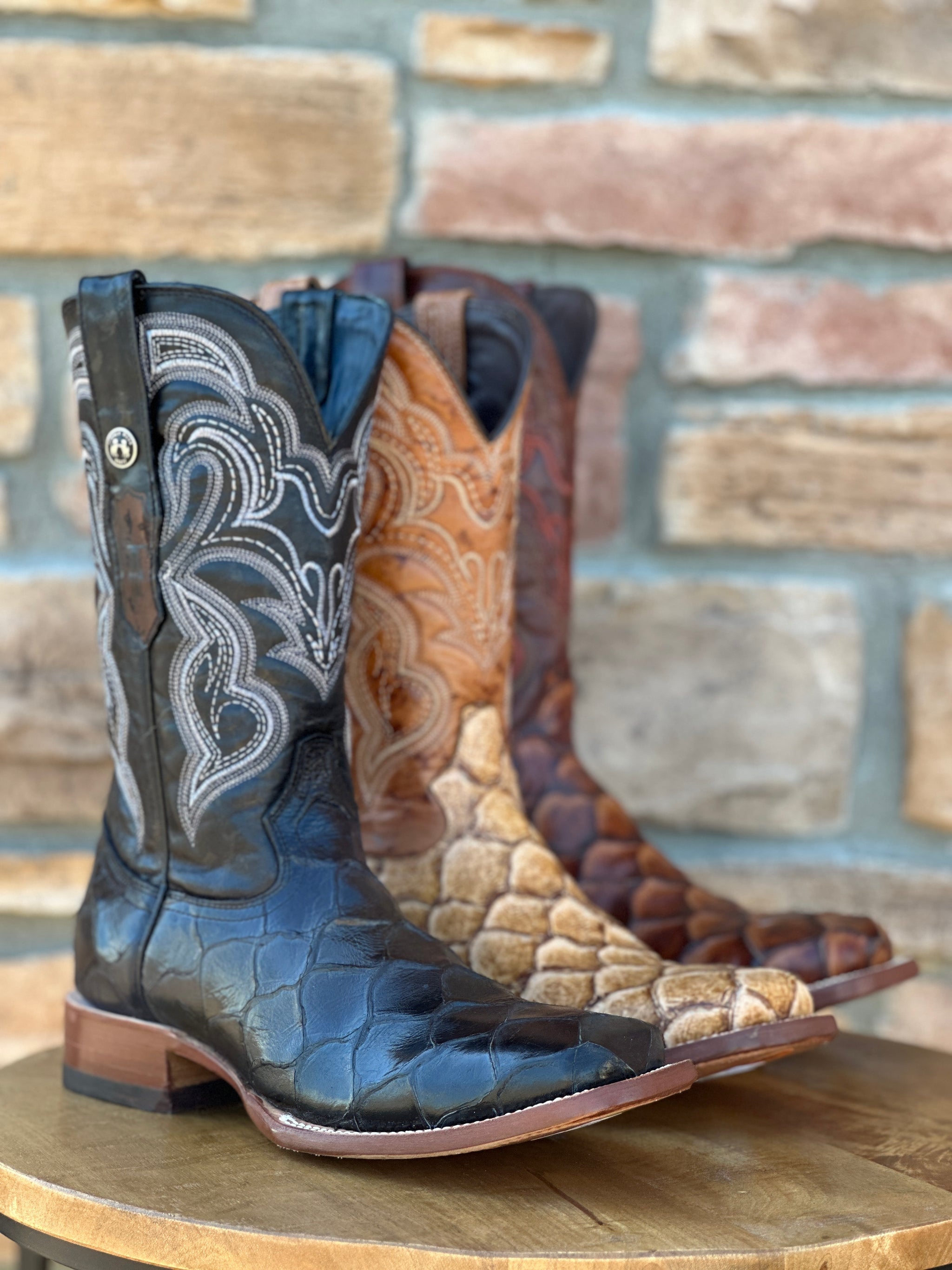 Men's Tanner Mark Oryx Fish Print Boots – Moreno's Wear