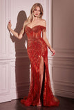 LaDivine by Cinderella Divine CD0203 Evening Gown