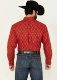 Men’s Ariat Weg Red Parsons Classic Fit Shirt