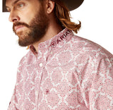 Men’s Ariat White Team Clifford Classic Fit Shirt