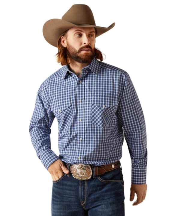 Men’s Ariat White Pro Pawnee Classic Fit Shirt