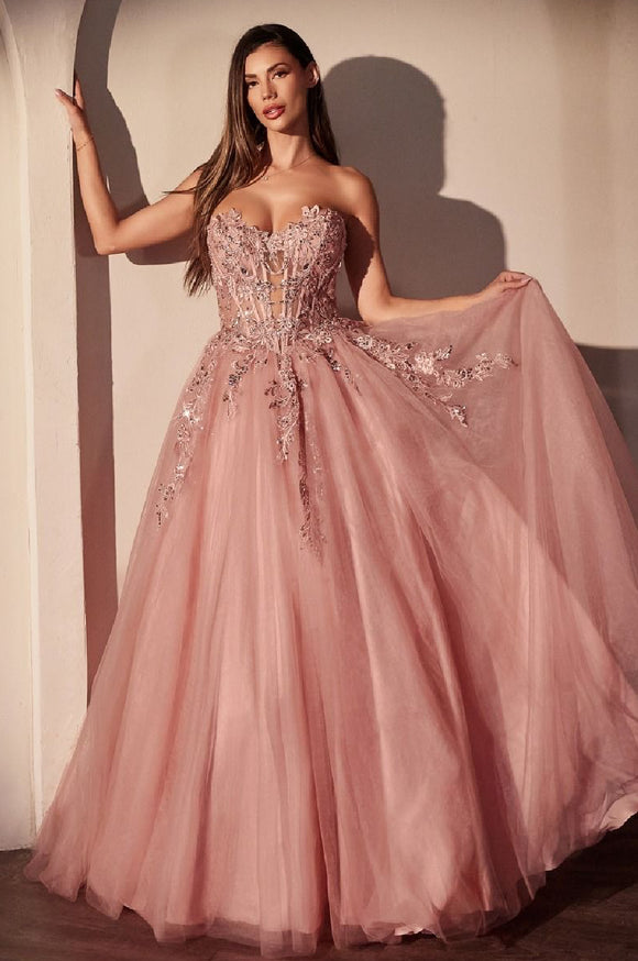 LaDivine by Cinderella Divine Evening Gown CDS536