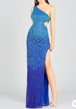 Lara Sapphire Annabelle Sequin Dress 9972