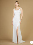 Lara Ivory Bridal Gown with Slit 51123