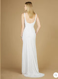 Lara Ivory Bridal Gown with Slit 51123