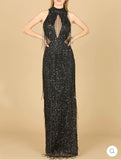 Lara Carrie Fringe Beaded Dress 9973