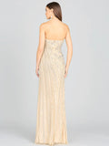 Lara Freddy Strapless Beaded Gown 9987