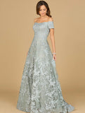 Lara Off Shoulder A-Line Gown 29122