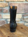 Men’s Los Altos Caiman Belly 7X Toe Ankle Boots Black