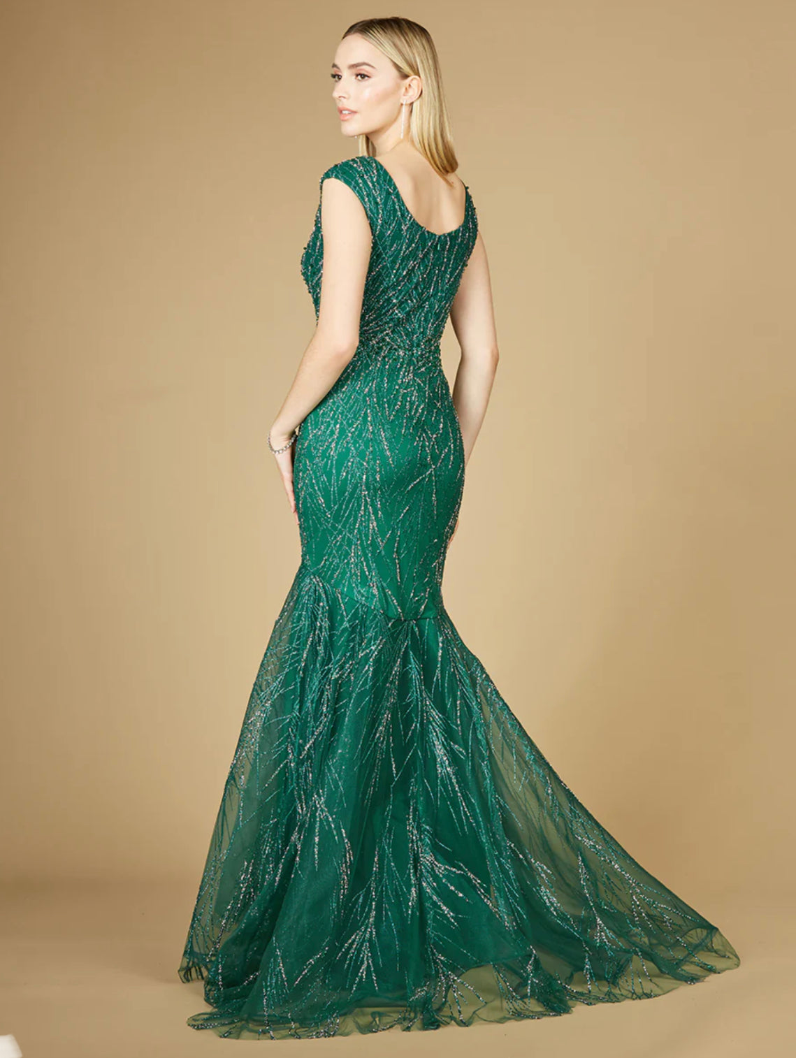 lara green dress Lara Emerald Green Satin Waist Detail Modest Dress – House Of Haniya main image 0
