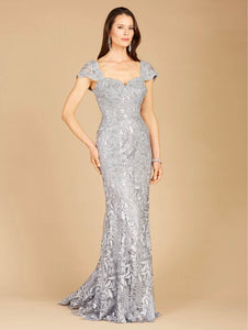 Lara Fitted Lace Mermaid Gown 29295