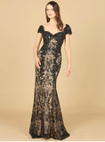 Lara Fitted Lace Mermaid Gown 29295